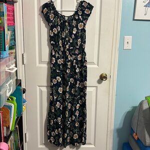 Large floral dress